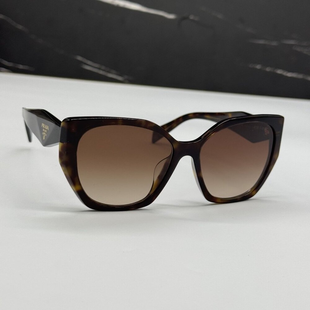NEW PRADA PR19ZSF 2AU6S1 SUNGLASSES PR 19ZSF 2AU6S1 HAVANA WOMEN EYEWEAR SPR 19Z - Picture 5 of 10
